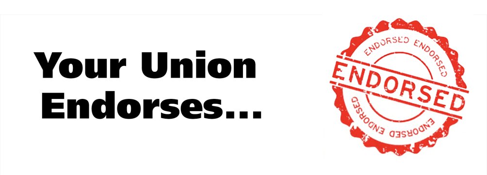 Your Union Endorses...