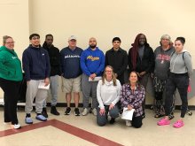 Renton Coaches' members at their first membership meeting,